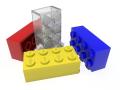 Renderizado de bloques de construcción para niños en colores
