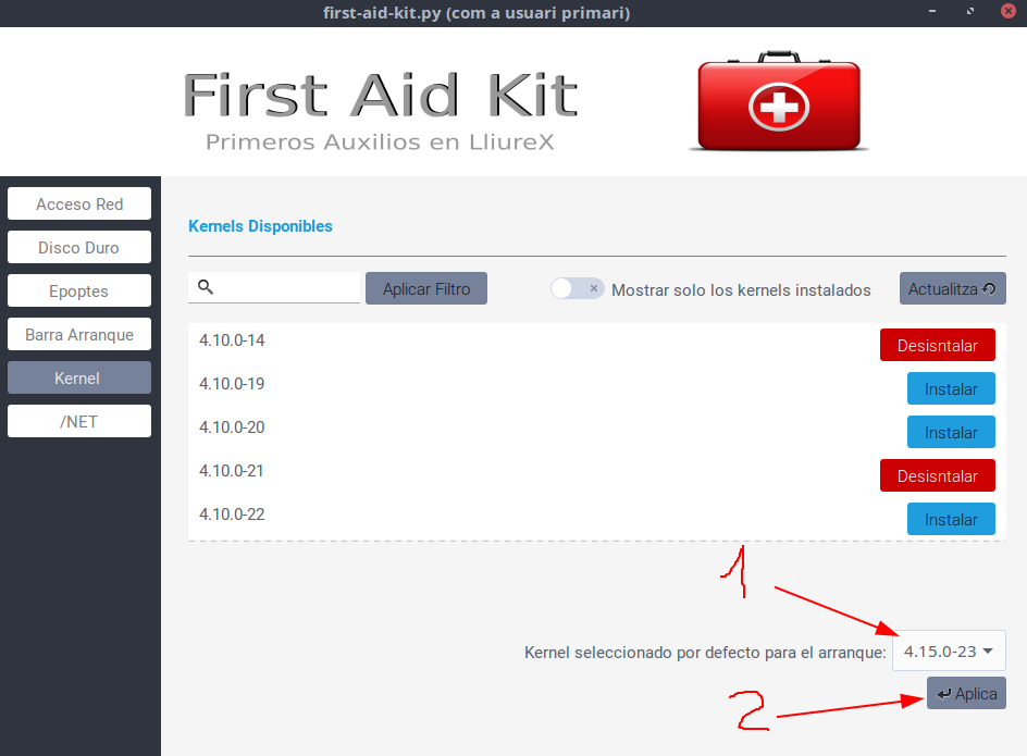 First Aid 05 Kernel Boot