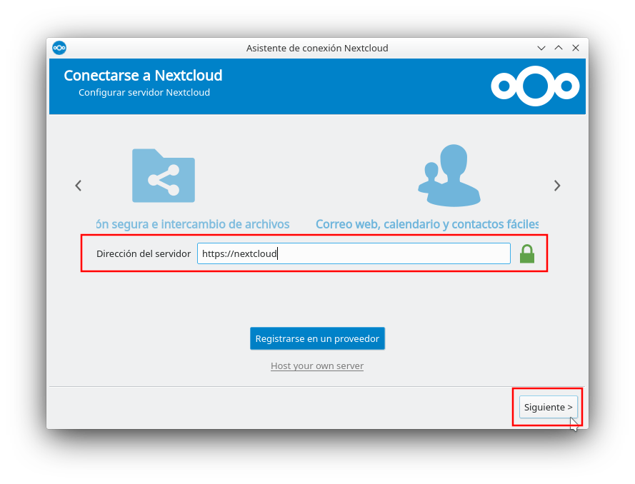 05 Nextcloud Desktop ES