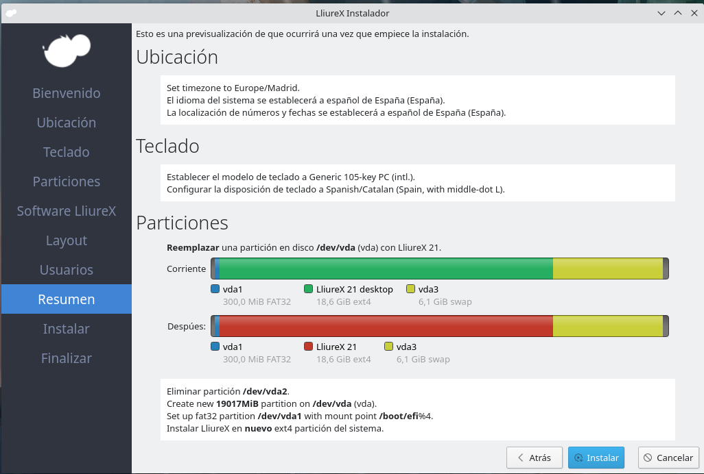 11 Install Llx21 ES