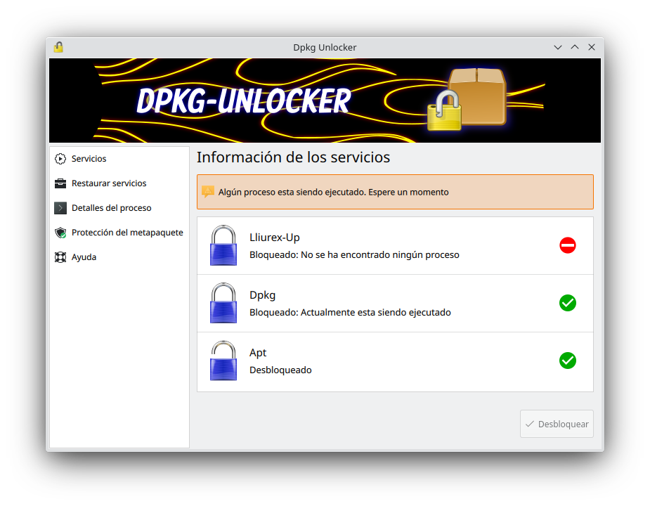 04 Dpkg Unlocker ES