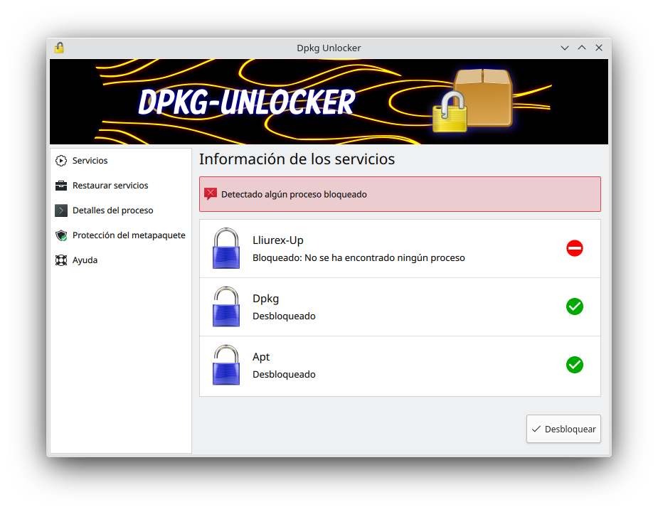 05 Dpkg Unlocker ES