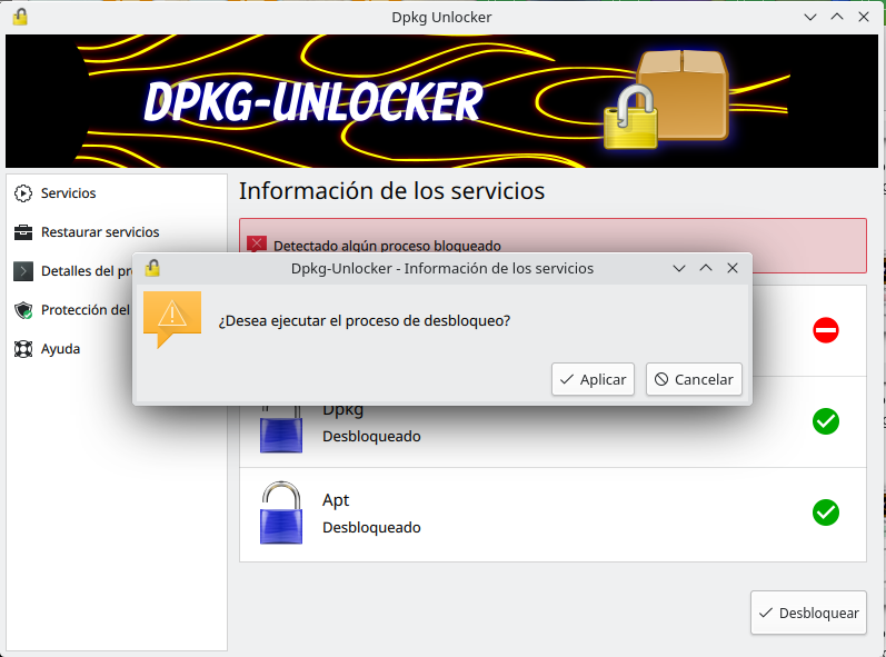 06 Dpkg Unlocker ES