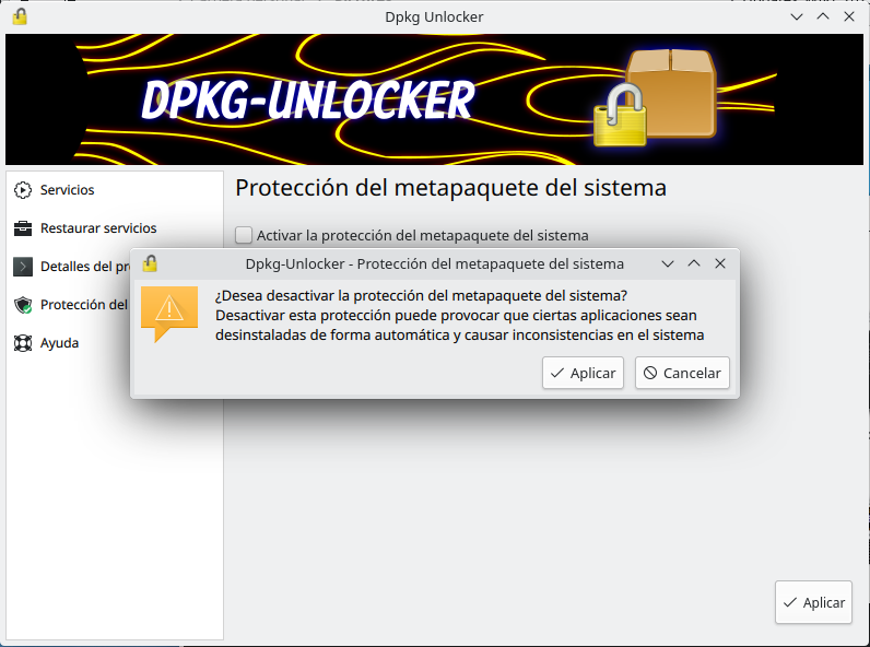 17 Dpkg Unlocker ES