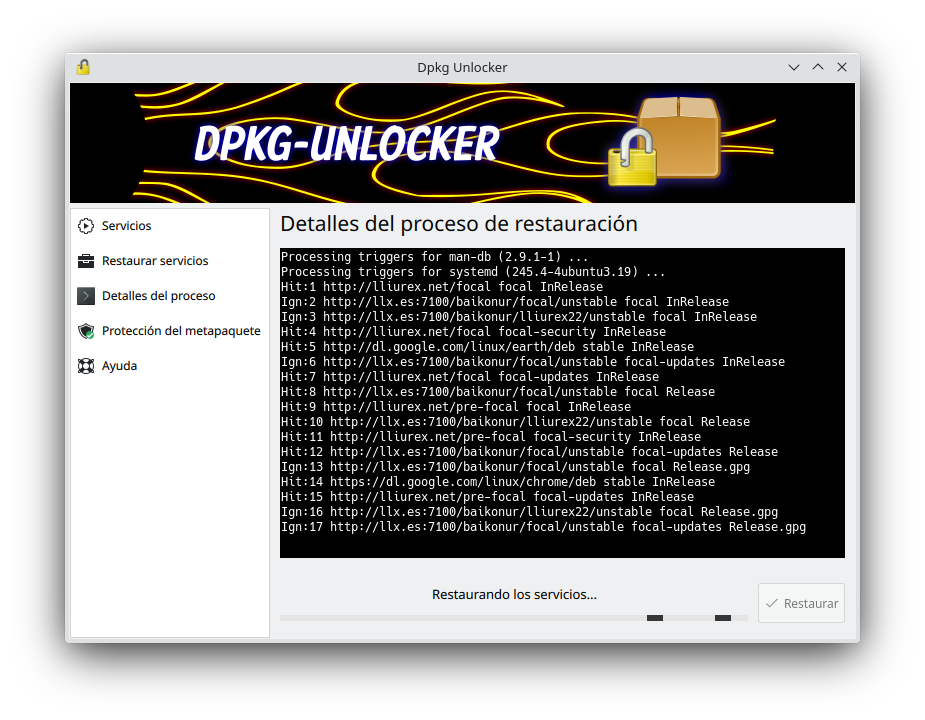 25 Dpkg Unlocker ES