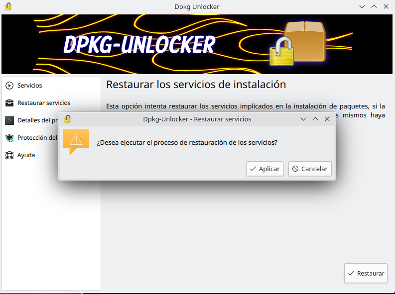 24 Dpkg Unlocker ES