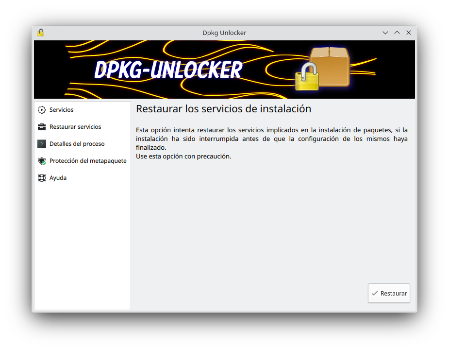 23 Dpkg Unlocker ES