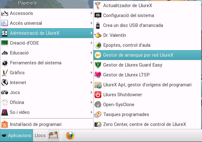 LliureXNetBootManager01 Val